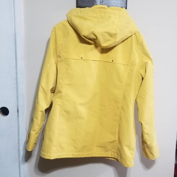 Cleo Jacket Medium Yellow Modern Outerwear Sporty Activewear Hood - Picture 5 of 8